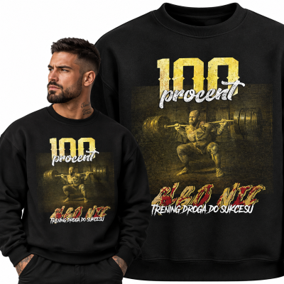 BLUZA NA SIŁOWNIĘ   100 % ALBO NIC 2